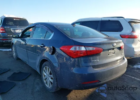2014 Kia Forte Ex z USA, uszkodzony, nr VIN KNAFX4A89E5162265